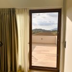 Balcony and countryside views
